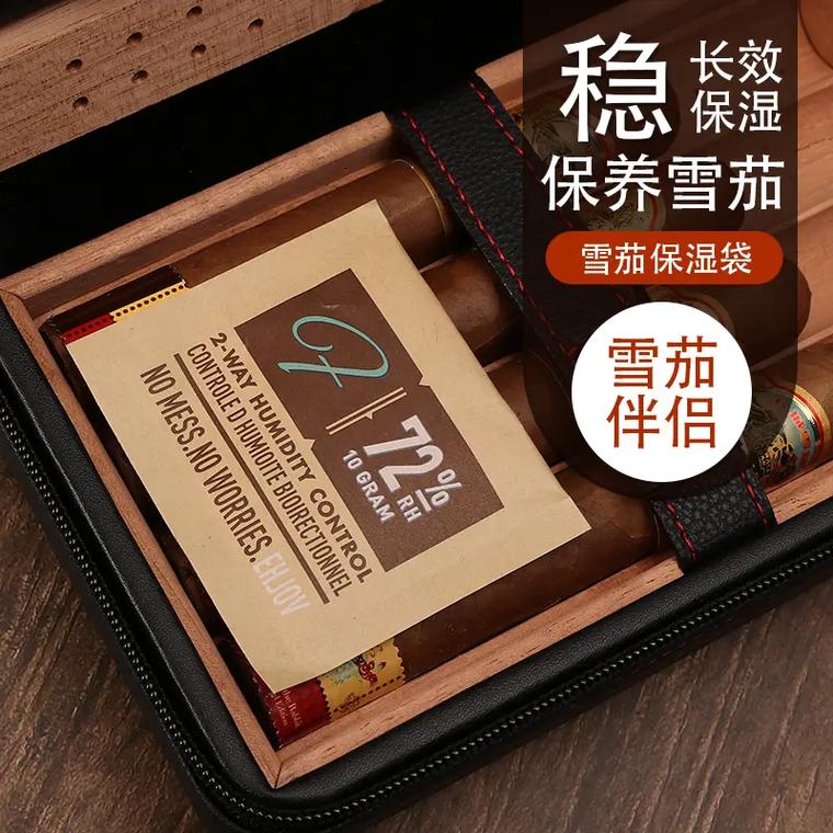 古巴雪茄与收藏柜的精致陈列