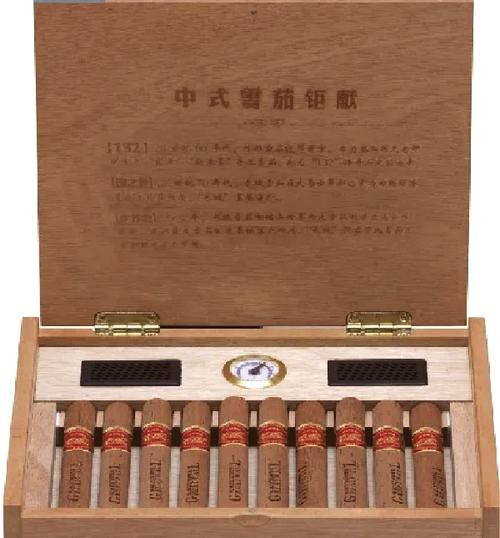 多款国内雪茄品牌雪茄整齐摆放，展示丰富多样的选择
