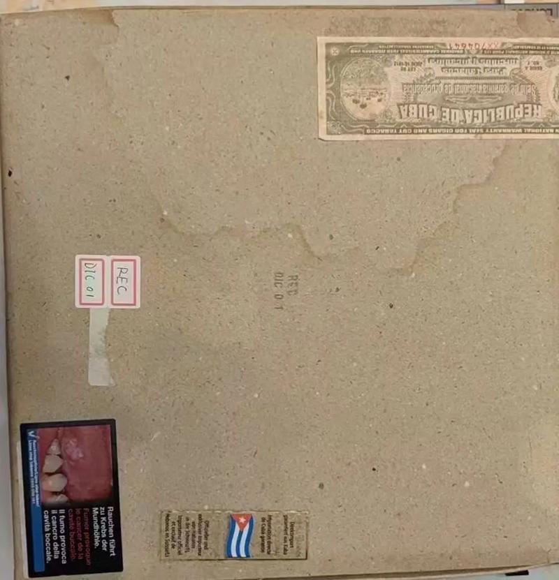 1912年古董雪茄细节展示，展现其优雅的手工工艺和岁月痕迹